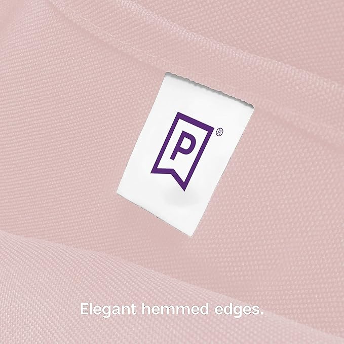 Gee Di Moda Rectangle Tablecloth - 60 x 102 Inch Pink Table Cloth for 6 Foot Rectangle Table - Heavy Duty Washable Fabric - for 6 Ft Buffet Table, Holiday Party, Dinner, Wedding & Baby Shower