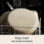 Calphalon® Premier Ceramic Nonstick 12" Frying Pan with Lid, Mushroom Grey