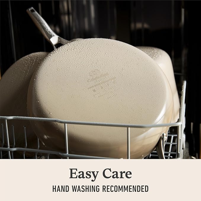 Calphalon® Premier Ceramic Nonstick 12" Frying Pan with Lid, Mushroom Grey