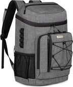 Backpack Coolers Insulated Leak Proof 30 Cans, Soft Sided Insulated Cooler Bags Ice Chest Backpack for Beach Travel Camping, with Reusable Ice Packs
