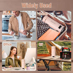 Travel Electric Kettle Portable Mini Kettle,Small Hot Water Boiler with 4 Temperature Settings,304 Stainless Steel,Fast Boiling Water with Auto Shut-Off and Boil Dry Protection (Pink, 400ml)