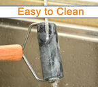 Tianman Rolling Pin Pizza Roller, Marble Roller Non-Stick T-Type, For Cake Baking Tortilla Fudge Pizza Cookies and Other Kitchen Baking Cooking (Type 2 Black).