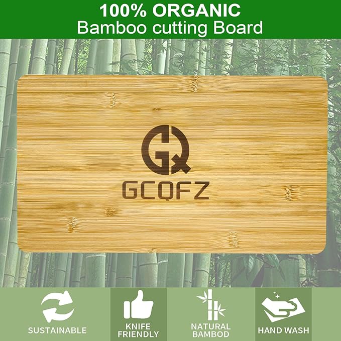 Space-Saving Bamboo Cutting Board with Non-Slip Silicone Feet and Built-in Handle for Panasonic NB-G110P FlashXpress Toaster Oven, Countertop Oven Accessories
