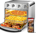 Air Fryer, Geek Chef Convection Air Fryer Toaster Oven, 4 Slice Toaster Airfryer Countertop Ovens, Electric Hot Ovens Oilless Cooker, Accessories & E-Recipes Included, ETL Listed, 16QT