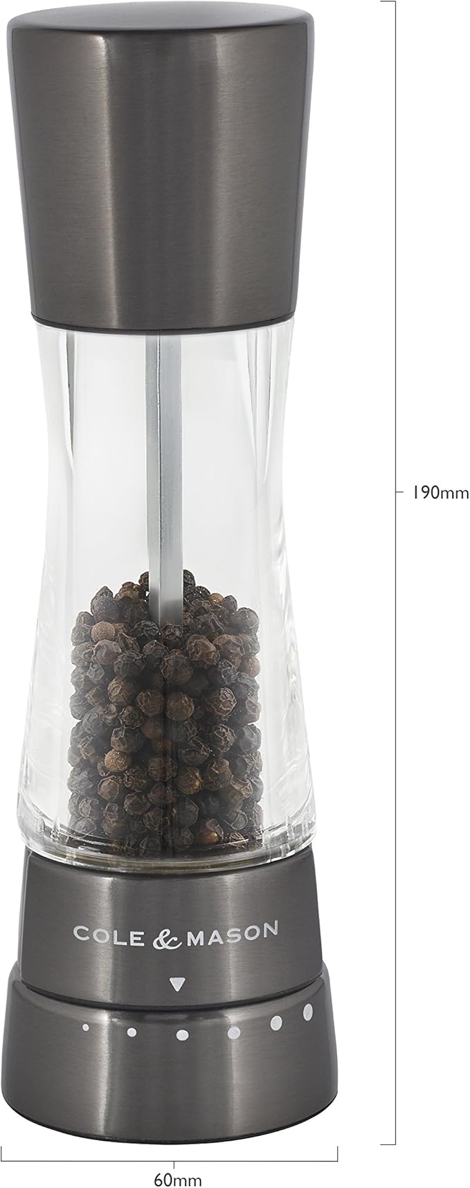 Cole & Mason Pepper Mill, Gunmetal
