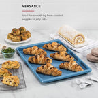 KitchenAid 13x18in Nonstick Aluminized Steel Baking Sheet, Blue Velvet