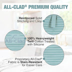 All-Clad Premium Pot Holder & Hot Pad: Heat Resistant up to 500 Degrees - 100% Cotton, 10"x6.25" Hot Pad for Kitchen and Barbeque, 1-Pack, Rainfall