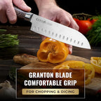 Cutluxe 5-Piece Chef Knife Set – Ultra Sharp Japanese Kitchen Knives, High Carbon Stainless Steel Blades, Full Tang Pakkawood Handles – Shinobi Series