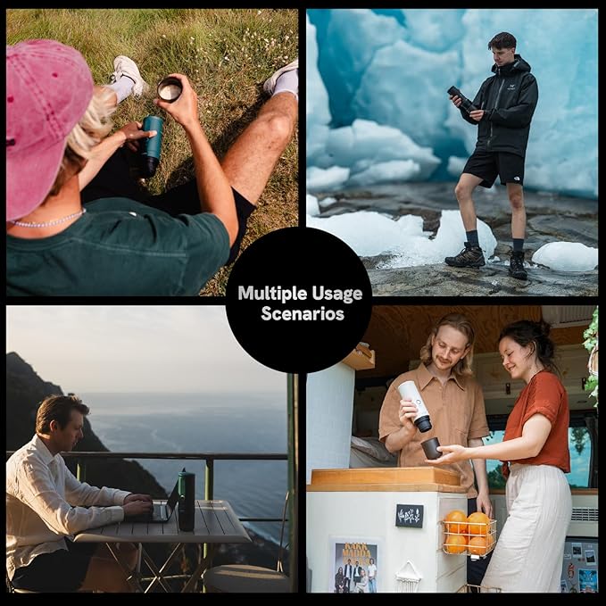 OutIn Nano Portable Electric Espresso Machine, Detachable Universal Coffee Stand