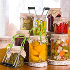 Canning Jar Lifter, Canning Tongs, Stainless Steel Jar Lifter with Rubber Grip Handle for Home Kitchen (Green)