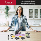 Fullstar Mandoline Slicer for Kitchen - Vegetable Chopper, Onion Potato Food Veggie Fruit Slicer and Cutter with Container, Kitchen Gadgets & Accessories, Home Essentials (10-in-1, White/Black)