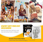 Honey Dispenser, 8oz Honey Dispenser No Drip Glass with Stand, Honey Container & Coffee Syrup Dispenser for Tea Time & Gifting, Elegant Honeycomb Honey Jar - Honey Pot Bottle for Maple Syrup Bee