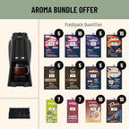 Flavia Aroma Brewer - Coffee Machine, Makes Coffee, Lattes, Tea, and other Hot or Iced Beverages with Single-Serve Freshpacks, Multiple Brew Sizes, Grey
