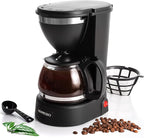 Drip Coffee Maker by Mixpresso Coffee (6 Cups), Black