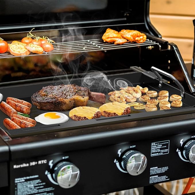 Stanbroil Universal Full Size Griddle Insert for Most 3-Burner Gas Grill - Compatible with Weber, Royal Gourmet, Cuisinart, Char-Broil, Nexgrill, Napoleon, Dyna-Glo, Monument Grills and More