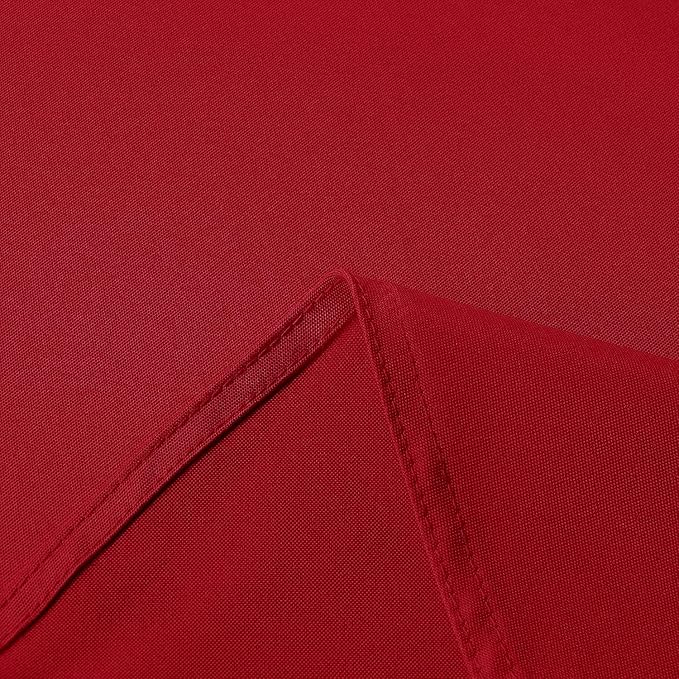 sancua Rectangle Tablecloth - 60 x 120 Inch - Stain and Wrinkle Resistant Washable Polyester Table Cloth, Decorative Fabric Table Cover for Dining Tables, Buffet Parties, Christmas Red