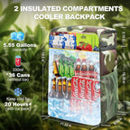 Backpack Coolers Insulated Leak Proof, 36 Cans Large Cooler Backpack Insulated Waterproof. Soft Cooler Bag for Beach Travel Outdoor Camping Picnic