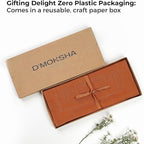 D'Moksha Homes Linen Rust Table Runner 48 Inches - Classic Hemstitch, 100% Pure Linen Coffee Table Runner 14 x 48 Inch Ideal for Dresser Tables - Fall, Halloween