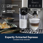 De'Longhi Magnifica Start Automatic Espresso Machine with Auto Milk Frother & Built in Grinder - 5 One-Touch Recipes, Easy-to-Clean, Home Barista Coffee Maker for Lattes, Cappuccino, Iced Coffee