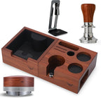 54mm Espresso Kit For Breville – Calibrated Tamper, Distributor, WDT Tool, Rosewood Tamping Station & Knock Box | Breville Espresso Must-Have