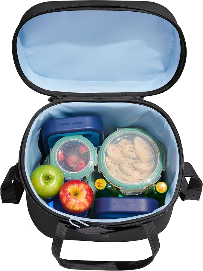 Hydro Flask Cooler Bag - Insulated Soft Lunch Bag - 20 L Capacity in Koala Gray and Black