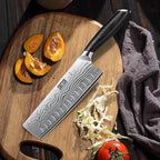 7 Pieces Knife Set with Magnetic Knife Holder, Ultra Sharp Powder Steel Kitchen Knives Set, Professional Chef Knife Sets with Ergonomic Pakkawood Handle