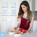 Heartland Home Porcelain Mini Casserole Dish Oval Au Gratin Dish (2pc Set). Cauliflower Au Gratin Baking Dish, Banana Split Bowls, Single Serving Casserole Dishes, Small Individual Gratin Dishes Set