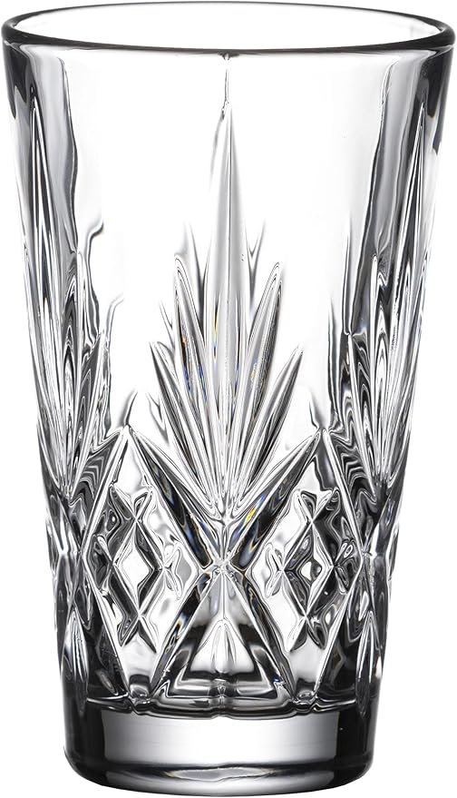 Godinger Cocktail Shaker, Martini Shaker, Boston Shaker, Stainless Cup and Crystal Glass to Mix Drinks Cocktails - Dublin Collection