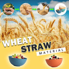Unbreakable Cereal Bowls 40 OZ, Wheat Straw Bowls Set of 6, Alternative Plastic Bowls for Kitchen, Outdoors, Microwave & Dishwasher Safe Bowl Set for Salad, Cereal, Snack, Ramen, Multi