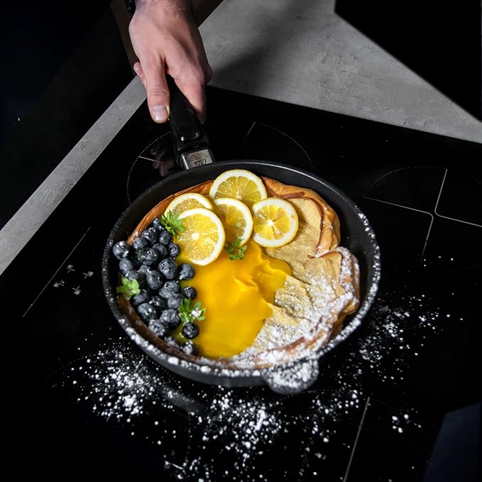 AMT Gastroguss The World´S [...] Frying pan Non-Induction, Diameter 28 cm, Height 5 cm, cast Aluminium (Aluminium), Lotan® Non-Stick Coating for Fat-Free-Frying, AMZN-528-US