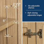 Sauder Miscellaneous Storage Cabinet, Harmony Ash Finish