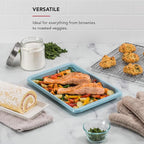 KitchenAid 9x13in Nonstick Aluminized Steel Baking Sheet, Mineral Water