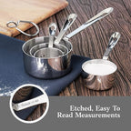 New Star Foodservice 43143 Stainless Steel 18/8 Measuring Cups