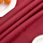 maxmill Jacquard Round Table Cloth Swirl Pattern Waterproof Antiwrinkle Heavy Weight Soft Tablecloths for Circular Table Cover and Kitchen Dinning Tabletop Decoration Round 70 Inch Red