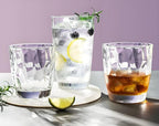 10 Oz Unbreakable Tritan Drinking Glasses Shatterproof Acrylic Glasses Drinkware BPA Free Hard Plastic Cups Reusable Kitchen Water Glasses Drinking Set of 8 (Clear)