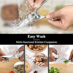 Sunnecko Kitchen Scissors for Food, Heavy Duty Scissors All Purpose Kitchen Shears That Come Apart, 8.5 Inch Fully Forged Stainless Steel