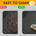 GGC Cast Iron Reversible Griddle, Double-sided Griddle pan for Indoor and Outdoor Cooking, 20 x 10.5 Baking Flat and Ribbed Griddle Plate for Stove Tops, Gas Grills and Camping