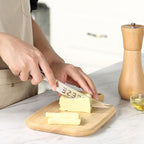 McCook® Knife Sets,German Stainless Steel Kitchen Knives Block Set with Built-in Sharpener