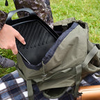 Techwood Stove Top Griddle, 17"X11" Nonstick Double Burner Griddle Pan for Indoor/Outdoor Cooking, PFOA Free, Oven & Broiler Safe, Compatible with Multiple Stovetops, Dishwasher Safe