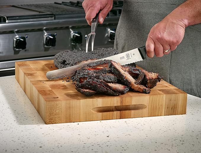 Mercer Culinary Renaissance 12 Inch Wavy Edge Brisket Knife