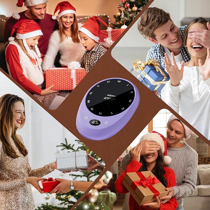 MEION Coffee Mug Warmer for Desk, Coffee Cup Warmer, 4 Temp Settings & 1-12H Timer, Coffee Warmer with Auto Shut Off Smart Gravity Sensor, Beverage & Candle Warmer Coffee Gifts Accessories (Lavender)