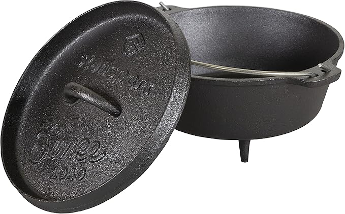 Stansport Pre-Seasoned Cast Iron Dutch Oven