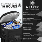 Cooler Backpack, Lightweight and Soft Backpack Cooler for Men Women, Insulated Lunch Bag for Camping Traveling Hiking
