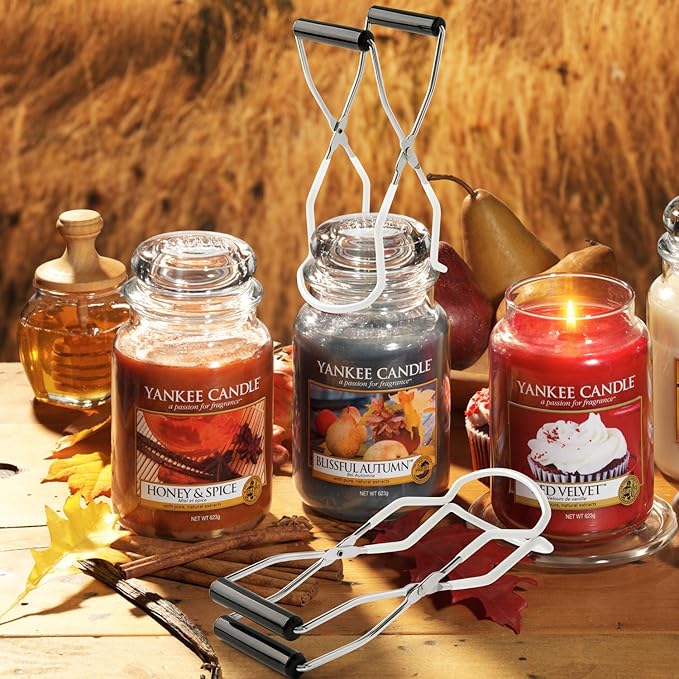 Eeoyu Canning Jar Lifter Tongs Stainless Steel Jar Lifter with Grip Handle for Home Kitchen (White)