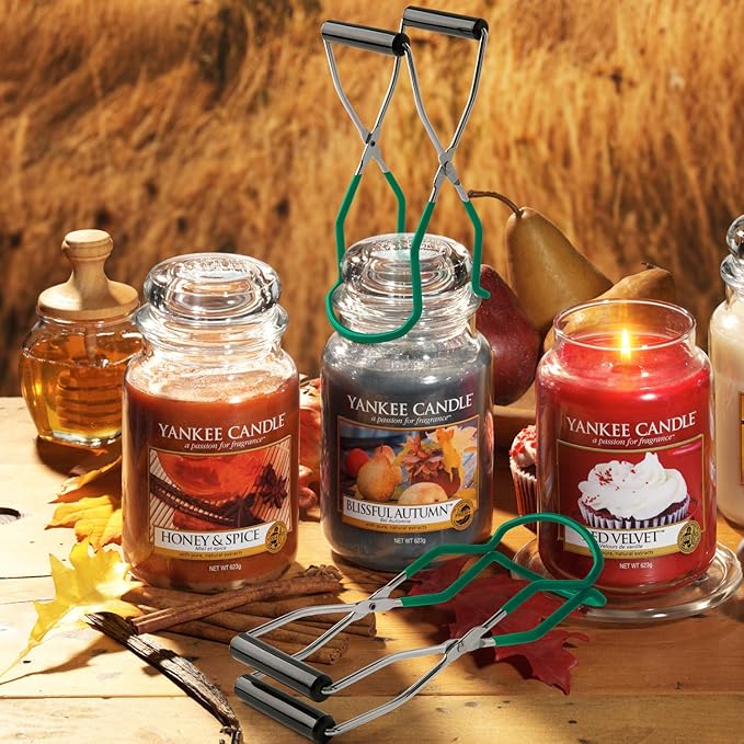 Eeoyu Canning Jar Lifter Tongs Stainless Steel Jar Lifter with Grip Handle for Home Kitchen (Cyan)