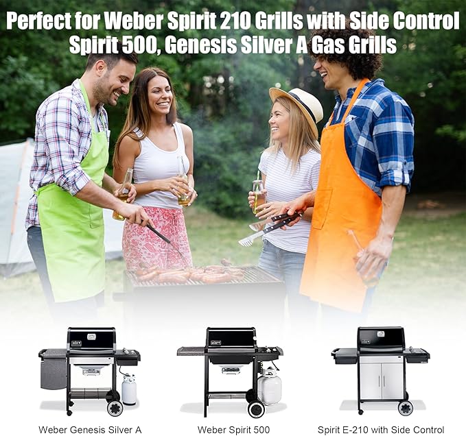 99251 Grease Tray for Weber Genesis Silver A, Drip Pan Tray for Weber Spirit 200 Series, Spirit E-210 with Side-Mounted Control Knobs, Spirit 500 Grease Tray Parts for Weber 85897