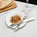 20-piece Silverware Set for 4, 18/10 Stainless Steel Flatware Set, Fine Silverware Set, Serving Utensil Sets, Finely Polished and Dishwasher Safe, Prolos