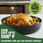 Granitestone Ceraluxe 20 Pc Ceramic Cookware Set Nonstick, Complete Pots and Pans Set Non Stick for Kitchen with Bakeware, Utensils & Steamer, Non Toxic Made Without PFOA PFOS, Oven & Dishwasher Safe