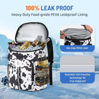 Cooler Backpack, Lightweight and Large Capacity Soft Backpack Cooler, Leak Proof Cooler Bag for Men Women