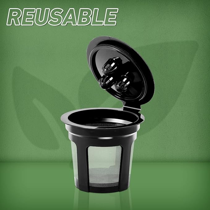 Reusable Coffee Pods for Ninja CPF301 Coffee Maker, 3 Pack Reusable K Cups Pods and 2 Pack Reusable Filters not for Ninja CFP101 & Ninja PB051